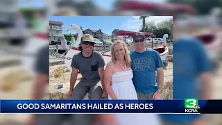 Effort underway to recognize Folsom couple who rescued shark bite victim