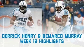 Derrick Henry & DeMarco Murray Combine for 103 Rushing Yards! | NFL Week 12 Player Highlights