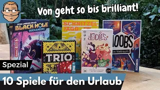 10 Spiele für den Urlaub - Von "geht so" bis "brilliant"! – Brettspiele - Topliste