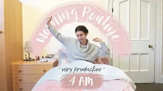 MY PRODUCTIVE 4AM UNIVERSITY MORNING ROUTINE