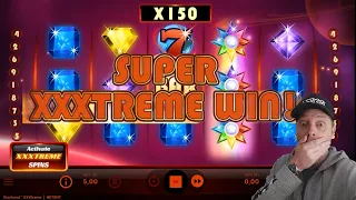 Starburst Xxxtreme HUGE 150x win on FIRST SPIN!