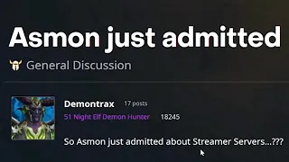 WoW Forums FURIOUS Because of Asmongold