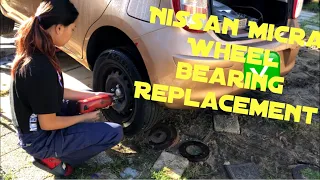 Nissan Micra K13 Rear Wheel Bearing Replacement | DIY | Backyard mechanic