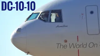 FedEx MD-10-10F EX United Airlines NOW STORED at Victorville N368FE Wide Body Airplane Taxing