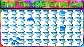 HOW GOOD ARE YOUR EYES #228 | Find The Odd Emoji Out - koi-koi fish | Emoji Puzzle Quiz