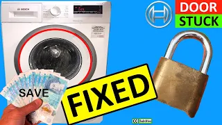 Bosch Washing Machine Door Stuck and How to Open it