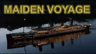 Radio Control Trumpeter 1:200 Titanic Build Part 92 - Maiden Voyage