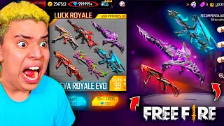 *LEGENDARIO* 🔥 LUCK ROYALE DE EVOLUTIVAS + TOKENS EN FREE FIRE !!! 🔥