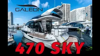 360 Tour: 2019 Galeon 470 SKY | Miami International Boat Show