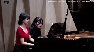 G.Bizet-Carmen suite for 1 piano 4 hands (arr. M. Rebrovic/Kim ye lim) (비제 - 카르맨 피아노 듀엣)