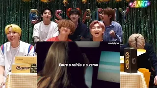 BTS reaction to Olivia Rodrigo - deja vu M/V