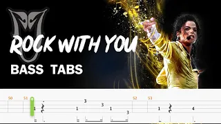 Michael Jackson - Rock with You (Bass Tabs) By Chami's Arts