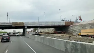 Little Rock AR I-30 Arkansas with real truck horn