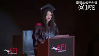 她的演讲让美国大学全场起立鼓掌！网友：这才是中国留学生应有的样子！