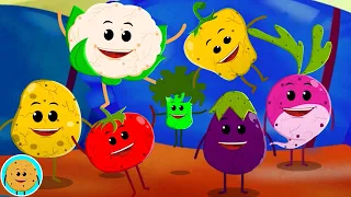 Ten Little Vegetables + More Preschool Rhymes and Kids Songs
