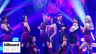 Twice Lights Up Late Night With Debut TV Performance Of ‘The Feels’  | Billboard News