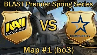 ДВА НОЖА от СИМПЛА | Navi vs Complexity Map #1 bo3 Train | BLAST Spring London 2020