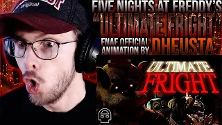 Vapor Reacts #1222 | [SFM] FNAF OFFICIAL SONG ANIMATION "The Ultimate Fright" by @DHeusta REACTION!