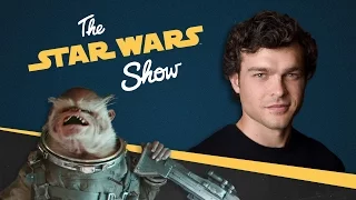 Exclusive Chat with Alden Ehrenreich and Details on Rogue One's Space Monkey | The Star Wars Show