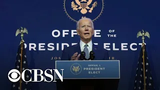 President-elect Joe Biden moving ahead with transition of power