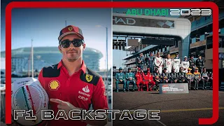 Max Verstappen Vs. Leclerc & Norris - Sticker War at #AbuDhabiGP 2023