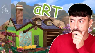 I built some ART using my LEAST favourite items | The Sims 4