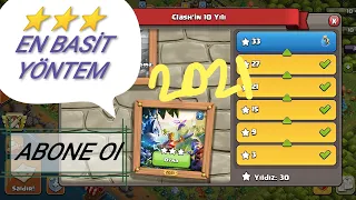 10. YIL ETKİNLİĞİ 10.GÜN CLASH OF CLANS THE 10 YEARS 2021 CHALLENGE EASİLY 3 STARS EN KOLAY YÖNTEM