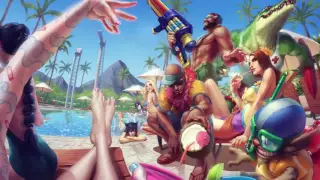 Pool Party Login Screen Animation Theme Intro Music Song Official 1 Hour Extended Loop