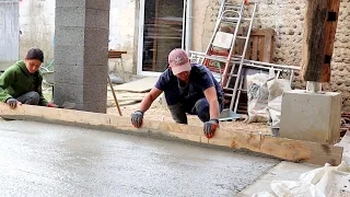 CONCRETING the FLOOR of our BARN #81