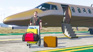 Jimmy Is Back After Business Trip | Franklin Picked Him From Airport | GTA 5
