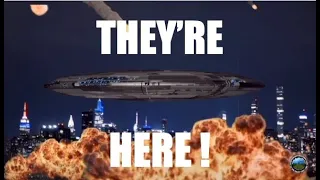 THEY'RE HERE ! UFO SPOTTED IN NEW YORK CITY !!!!#FAKEINVASION#FINALCARD#GREENSCREEN#FILMMAKING