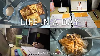 Life in a day of a studying mom 📚 productive study vlog ☕️ cpale diaries