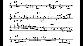 Soon - Cannonball Adderley transcription