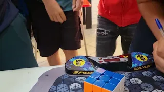 3.74 Rubik's Cube South American Record Single!