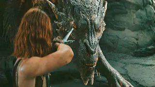 They throw a girl to be eaten by a dragon, but she ends up befriending the dragon and fights back