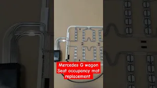 Seat occupancy mat replacement on Mercedes G wagon
