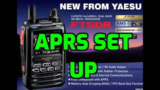 YAESU FT5D - APRS - Set up