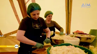 Вперше в Україні: польова кухня у вигляді намету індіанців