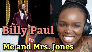 African Girl First Time Hearing Billy Paul - Me and Mrs. Jones