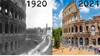 Evolution of Rome (Italy) 1920 - 2021