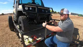 How to Load and Tie Down Side by Side UTV on a Trailer