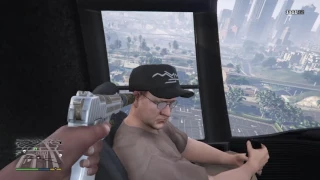 GTA V Helicopter crash in first person