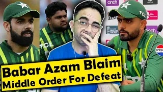 We need to sort out those things For World Cup. Our middle order needs to step up says Babar Azam