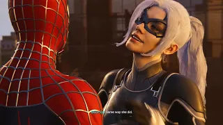 All Silver Sable & Black Cat Cutscenes Spider-Man PS4 Silver Lining DLC
