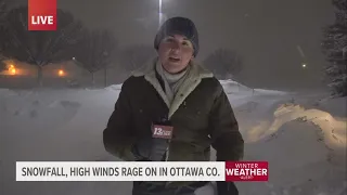 Ottawa, Allegan County sees impassable roads, blizzard conditions linger