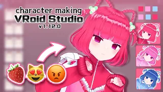 【VRoid studio】🍓😻😡[making]