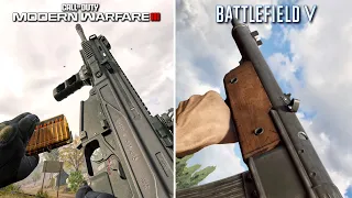 Modern Warfare 3 vs Battlefield V | Details and Physics Comparison