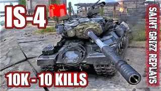 WoT IS-4 Gameplay ♦ 10 Kills 10k Dmg ♦ Heavy Tank Review