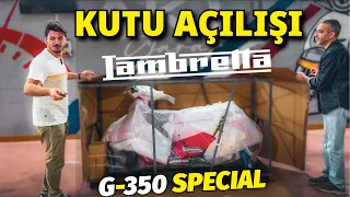 KUTU AÇILIŞI / LAMBRETTA G 350 / KÜÇÜK AMA 350 CC !!