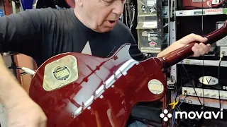 Распоковка китайскогo Gibson Les Paul Standard. проверка звука и комплектующих .Часть2.